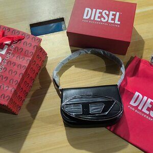 Diesel Black Original Shoulder Bag